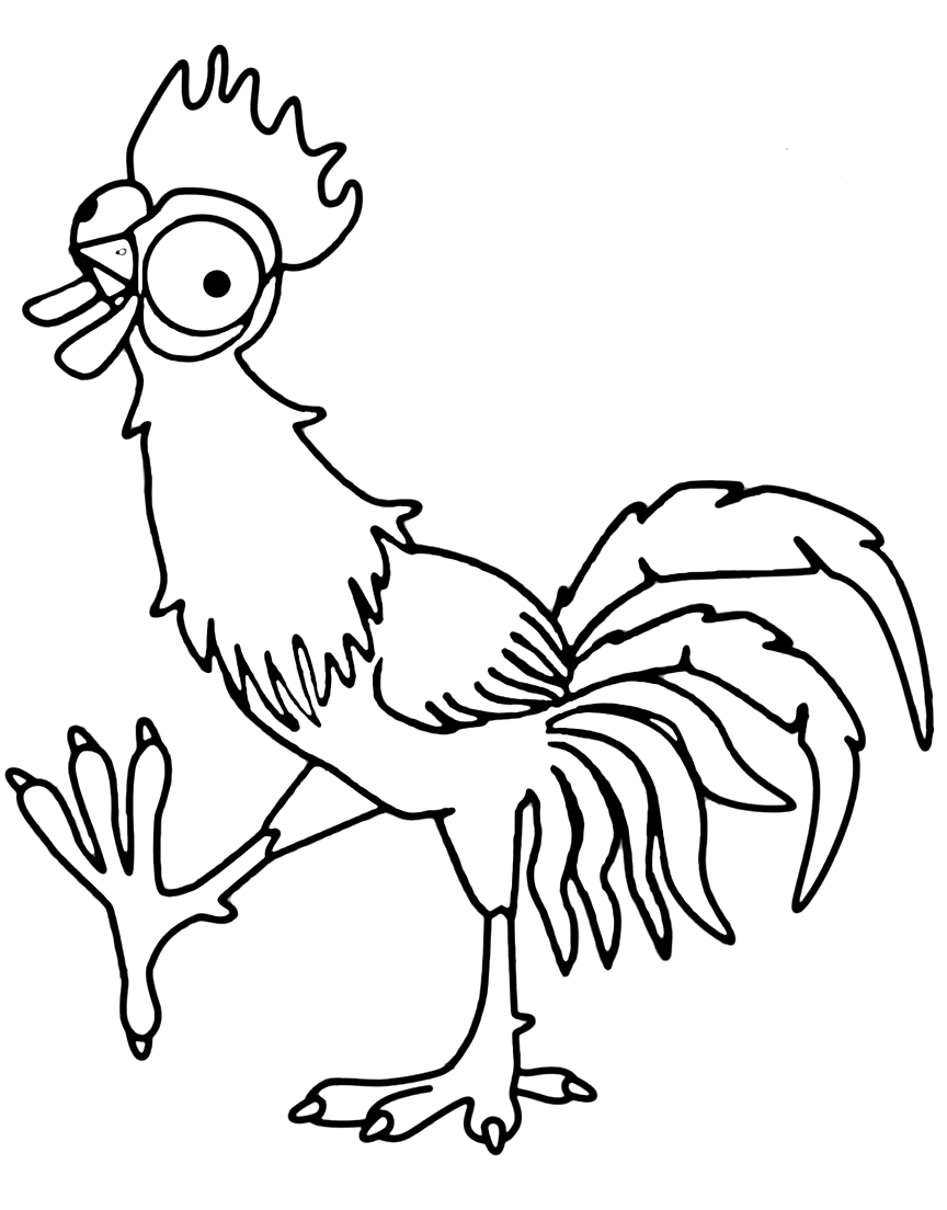 Hen Coloring Pages