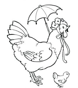 Chicken Coloring Pages - Best Coloring Pages For Kids
