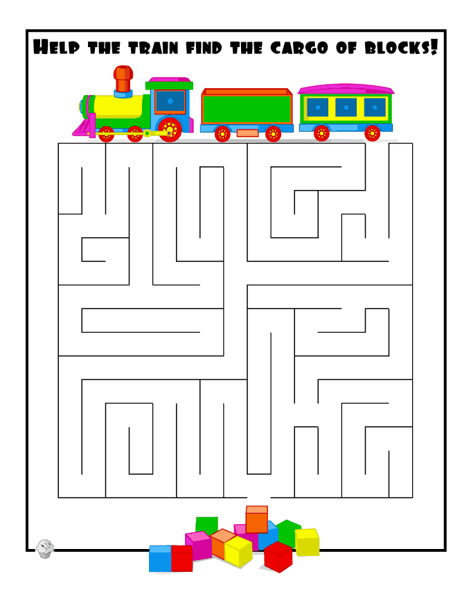 Download Easy Mazes. Printable Mazes for Kids. - Best Coloring Pages For Kids