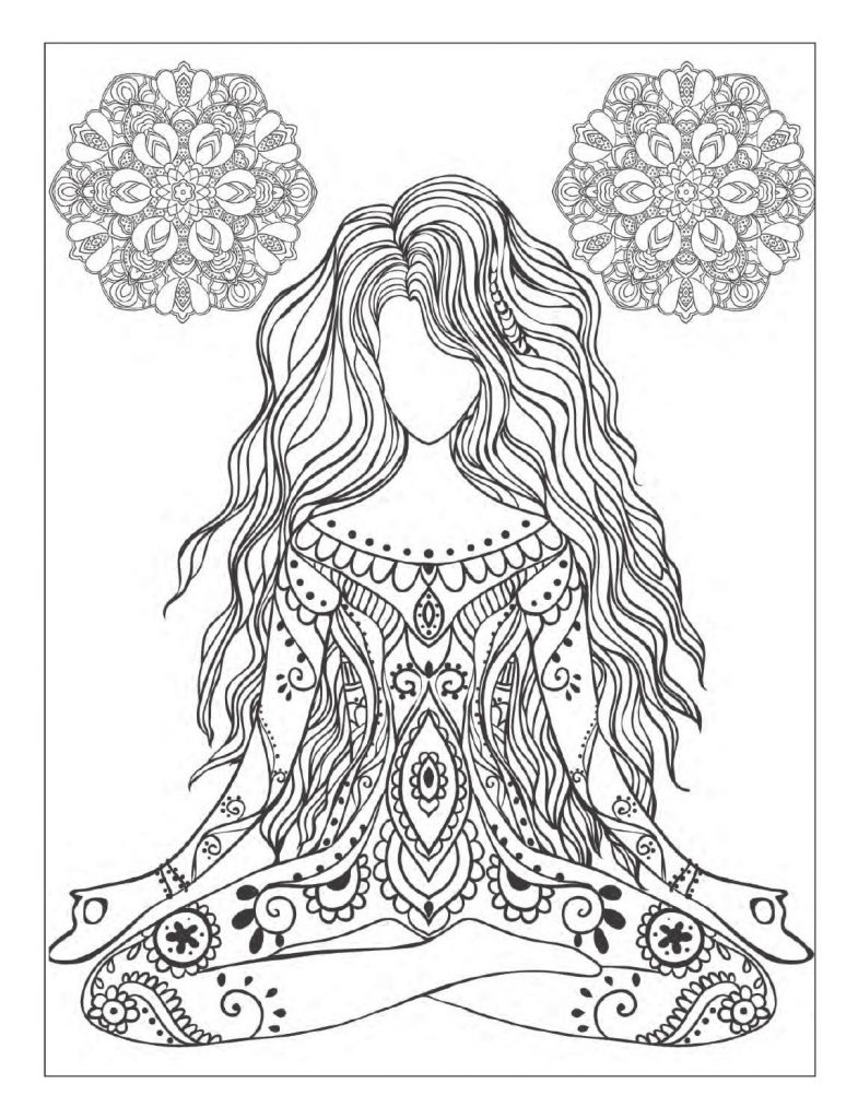 Mindfulness Coloring Pages Meditation