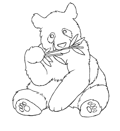 Panda na China - Pandas - Coloring Pages for Adults