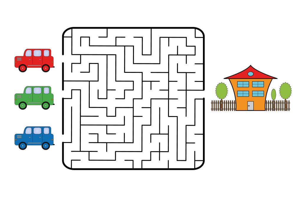 Printable Easy Mazes