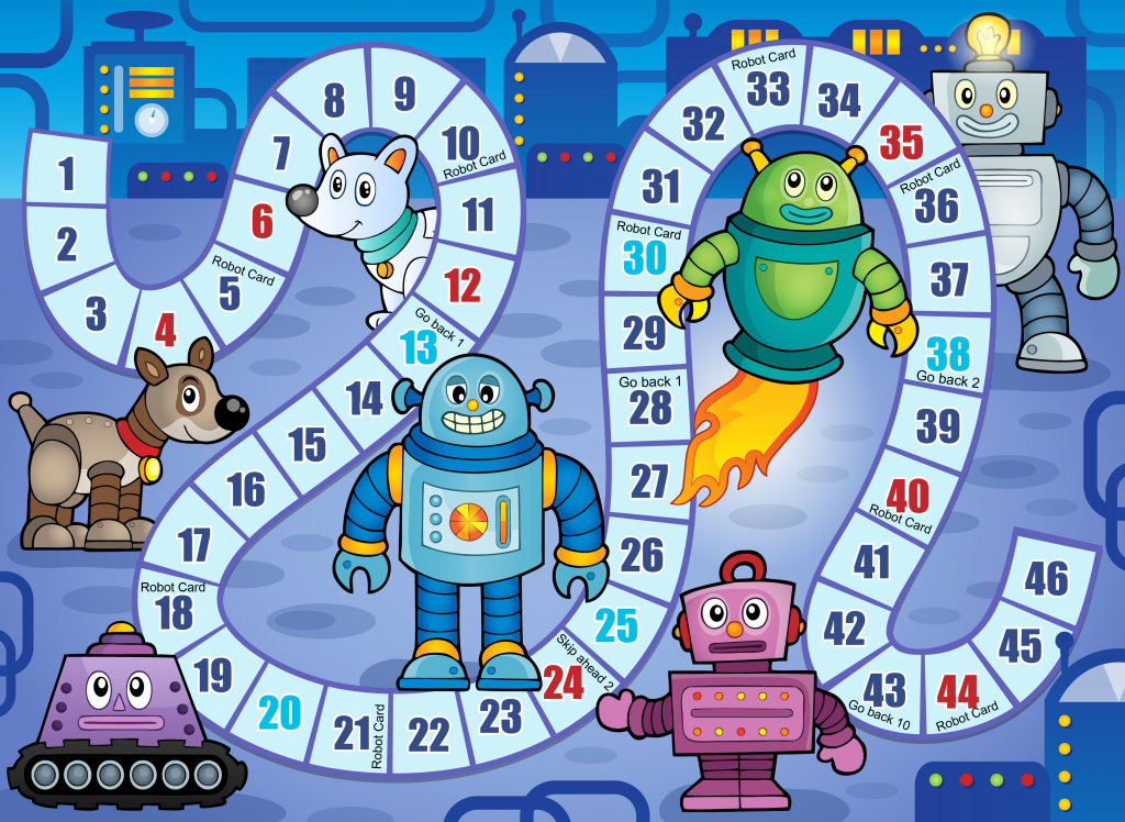 Robot Board Game Printable