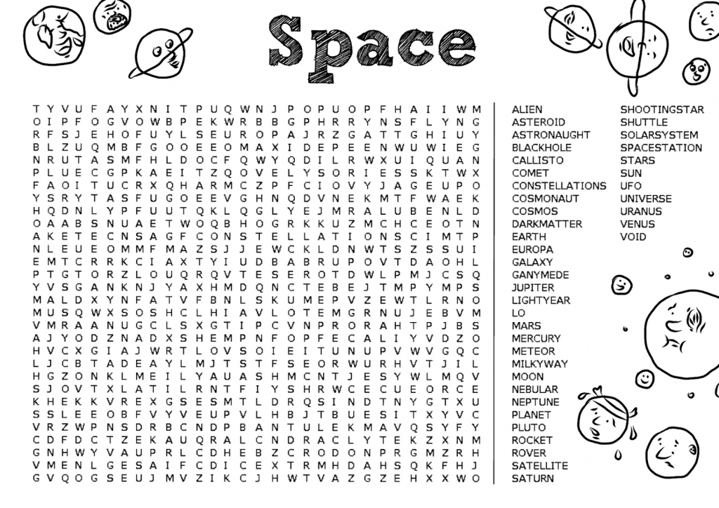 Space - Word Search Game