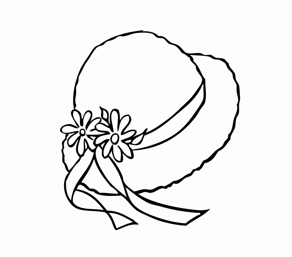 Hat Coloring Page 7