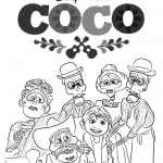 Coco Coloring Pages