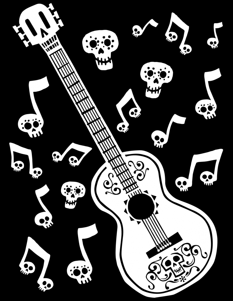 Coco Guitar Printable Printable Word Searches