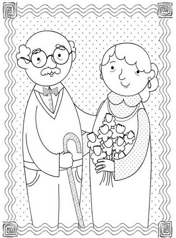 Grandparents Day Coloring Pages - Best Coloring Pages For Kids