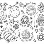 Cookie Coloring Page Design