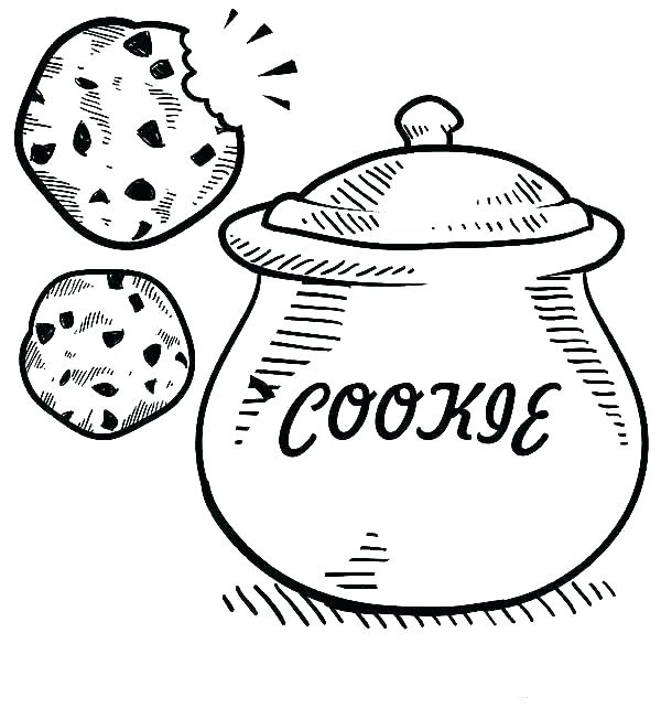 Cookie Jar Coloring Page