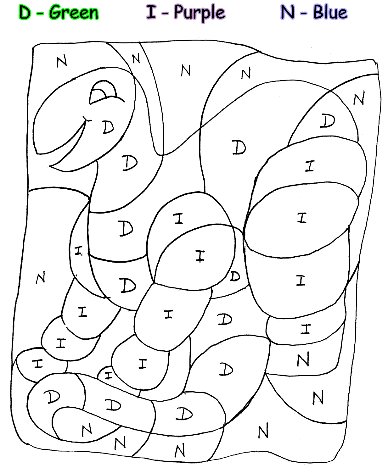 Color By Number Sheets For Kindergarten
