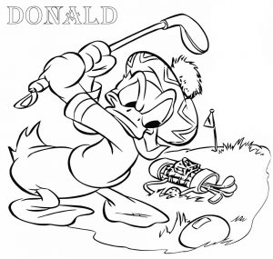 Golf Coloring Pages - Best Coloring Pages For Kids