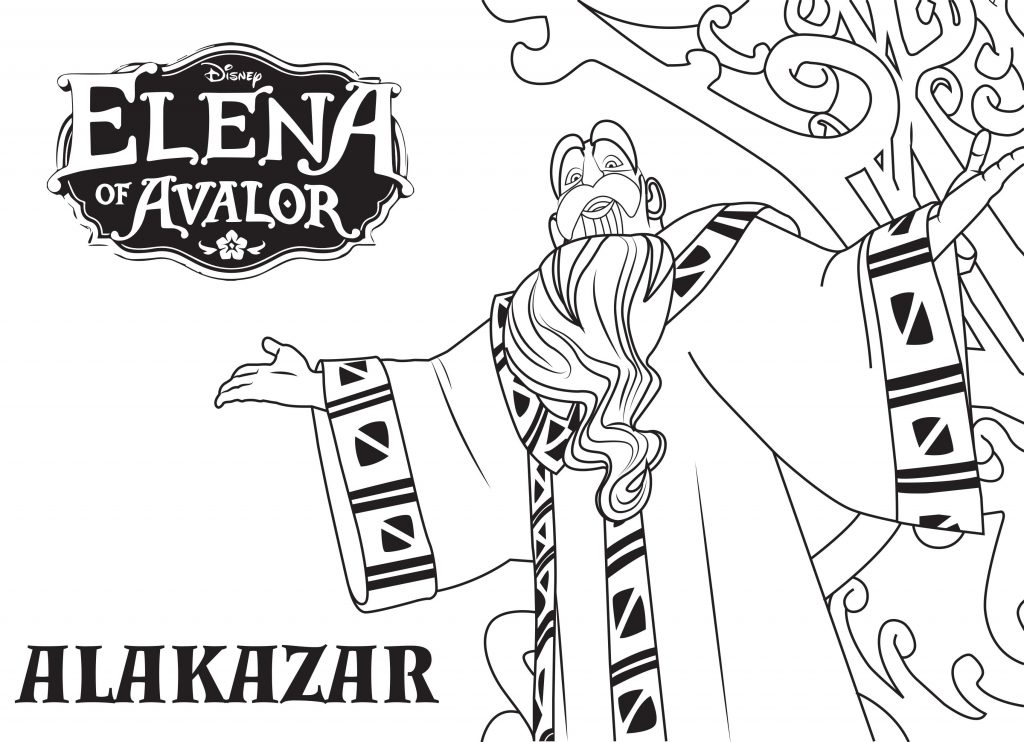 Elena of Avalor Coloring Pages - Alakazar