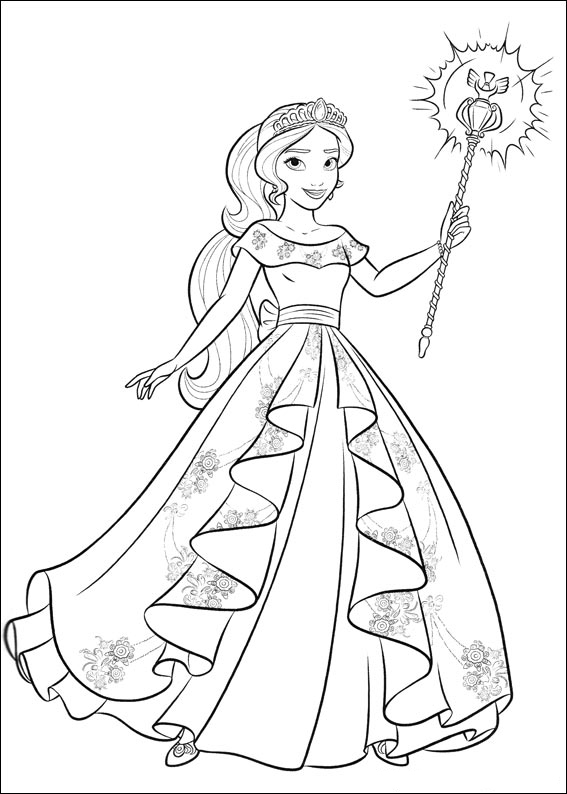 Elena Of Avalor Coloring Pages Best Coloring Pages For Kids