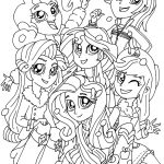 Equestria Girls Coloring Pages