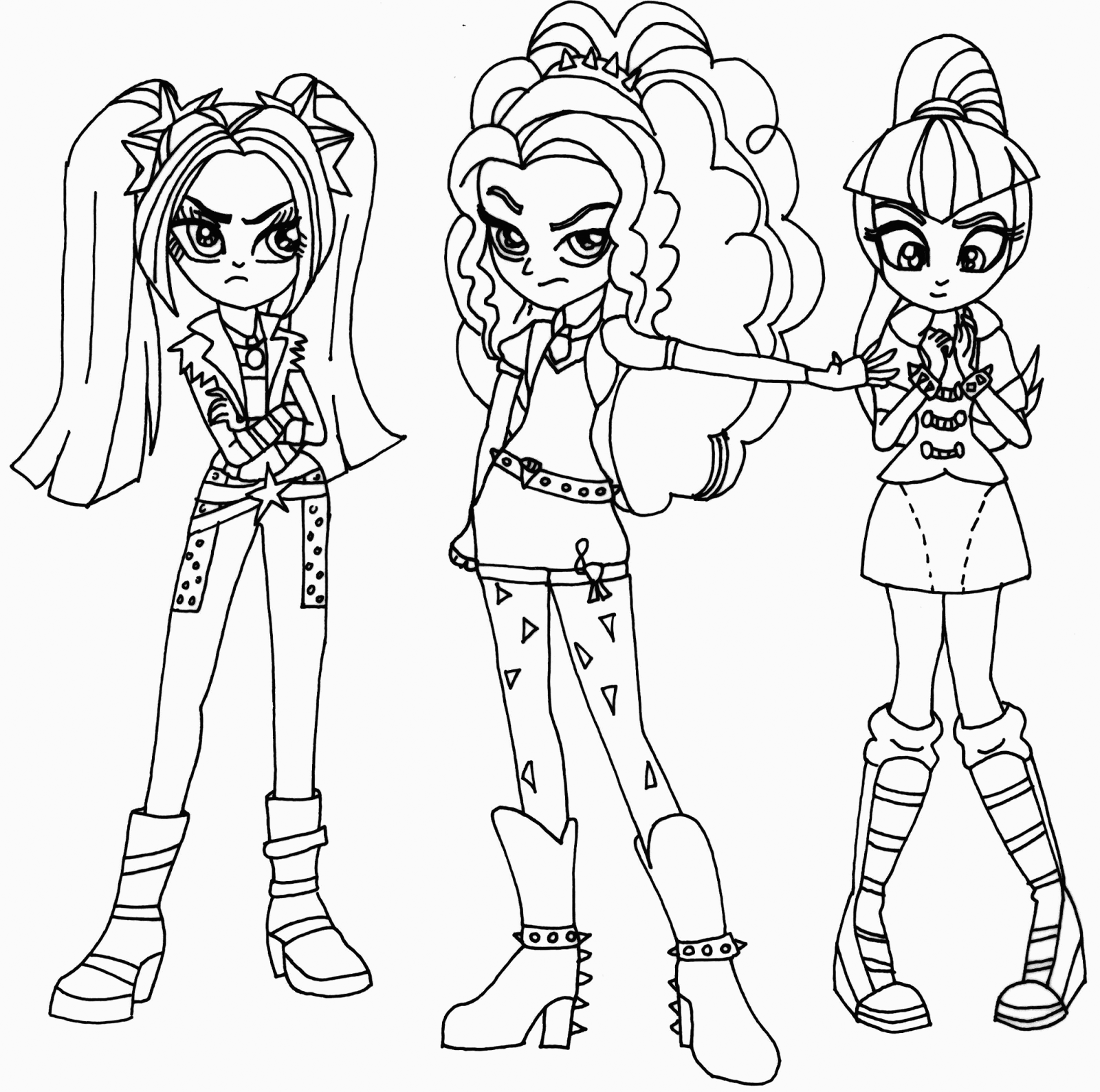 Equestria Girls Coloring Pages Best Coloring Pages For Kids