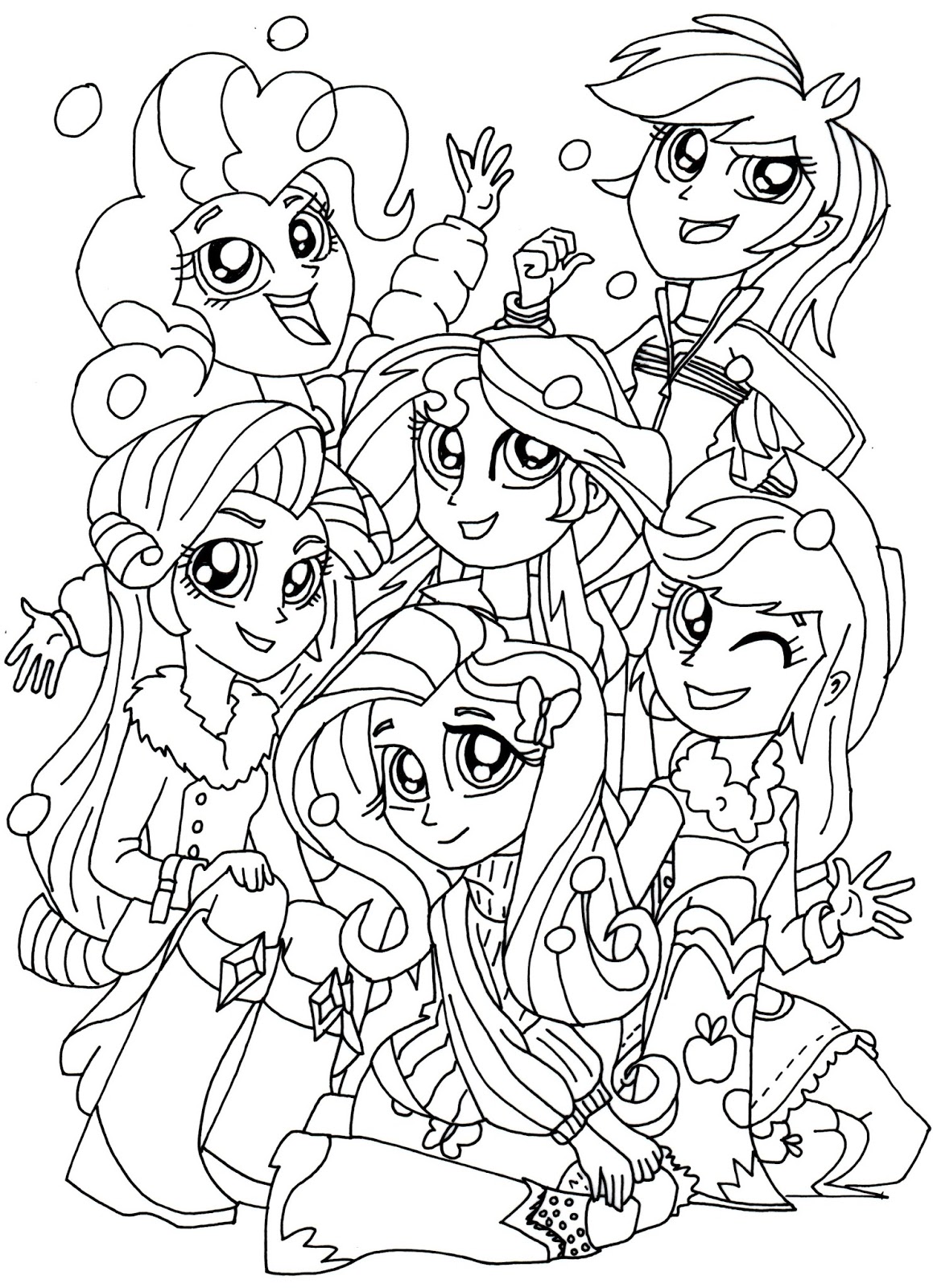 Equestria Girls Coloring Pages Best Coloring Pages For Kids