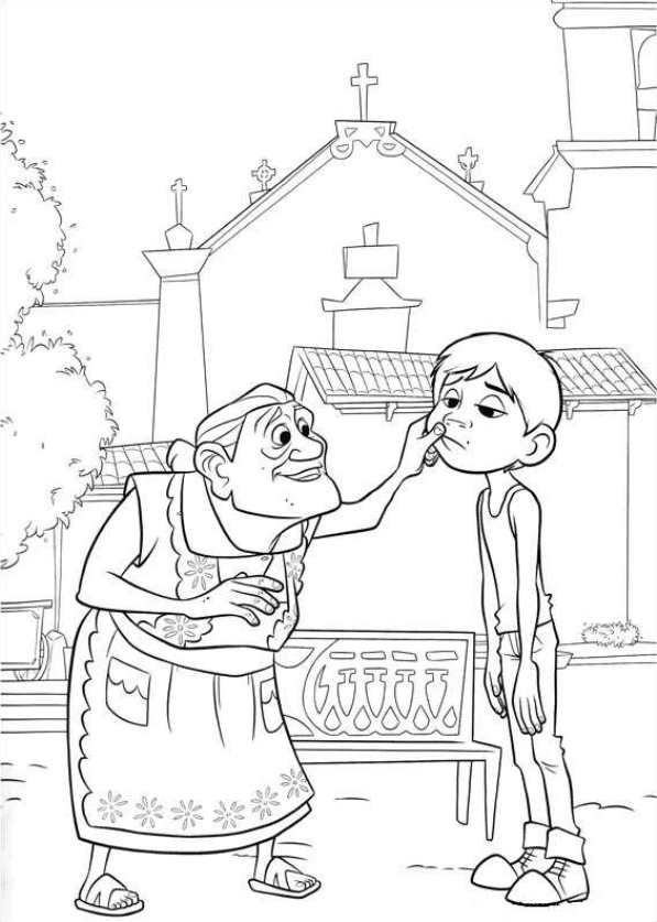 Free Coco Coloring Pages