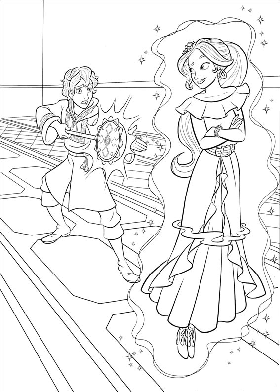 Free Elena of Avalor Coloring Printables