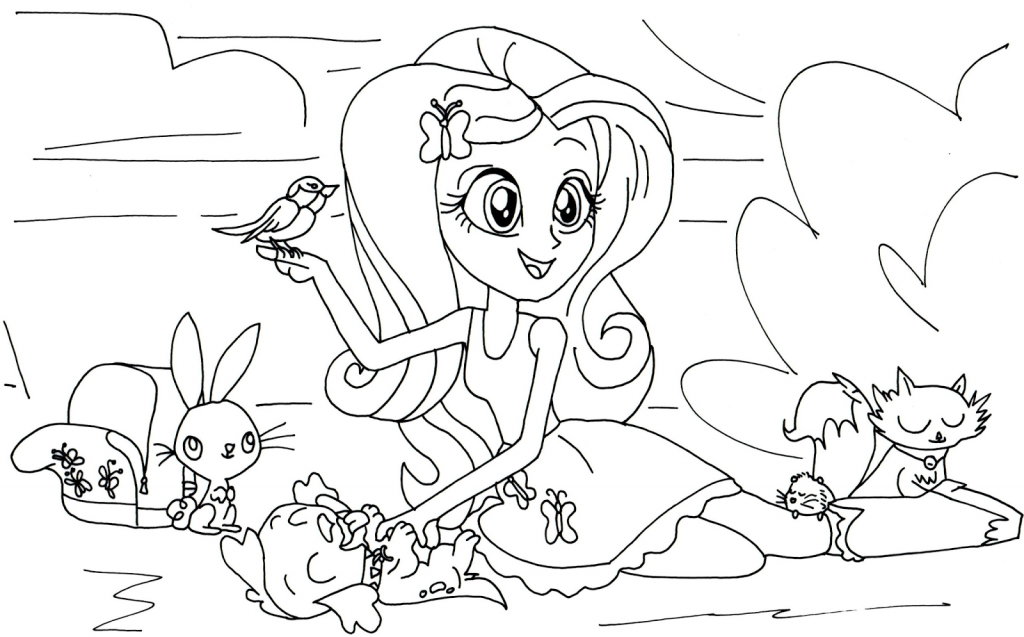 Free Equestria Girls Coloring Pages