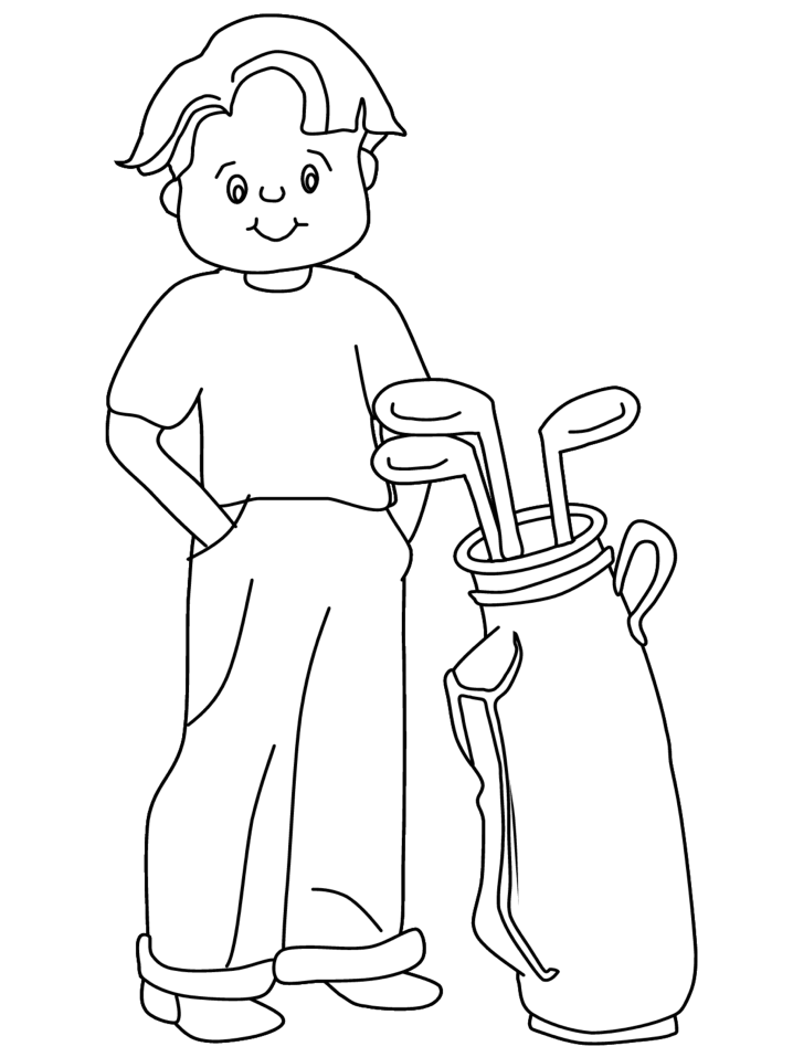Golf Coloring Pages Best Coloring Pages For Kids Golf Coloring Pages Best Coloring Pages For Kids