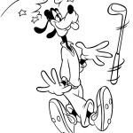 Goofy Golf Coloring Pages