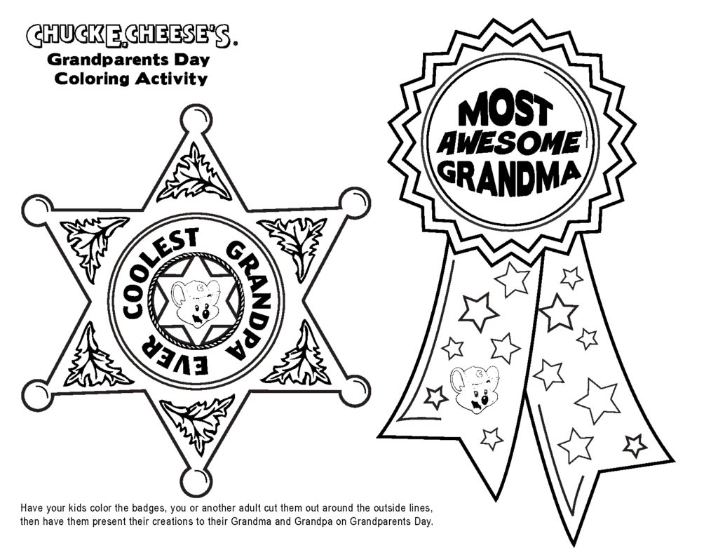 Grandparents Awards Printables