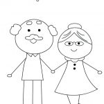 Grandparents Day Coloring Page Free