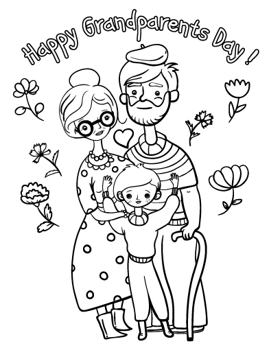 Grandparents Day Coloring Pages - Best Coloring Pages For Kids