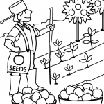 Johnny Appleseed Coloring Pages