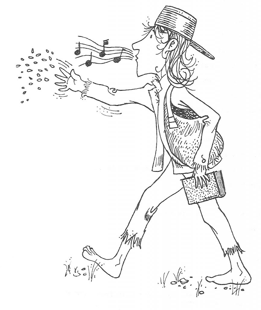 Johnny Appleseed Coloring Pages