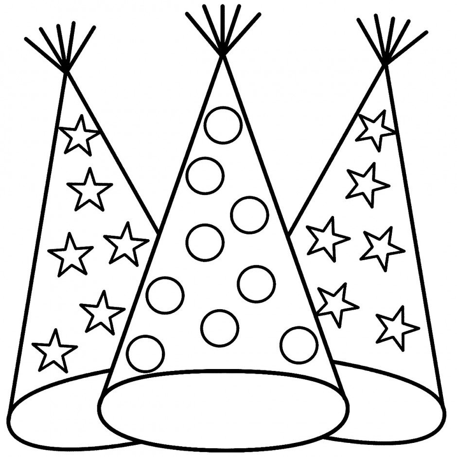 Hat Coloring Pages - Best Coloring Pages For Kids