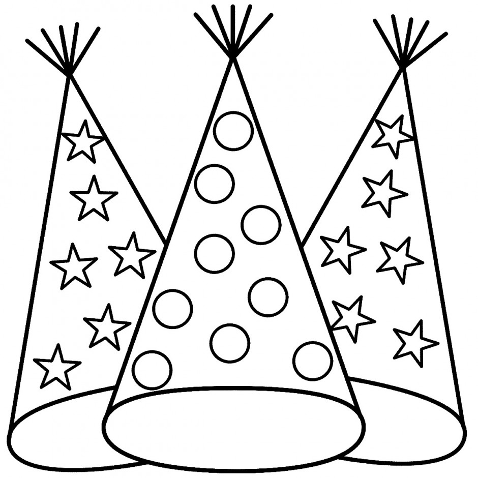 Hat Coloring Coloring Pages