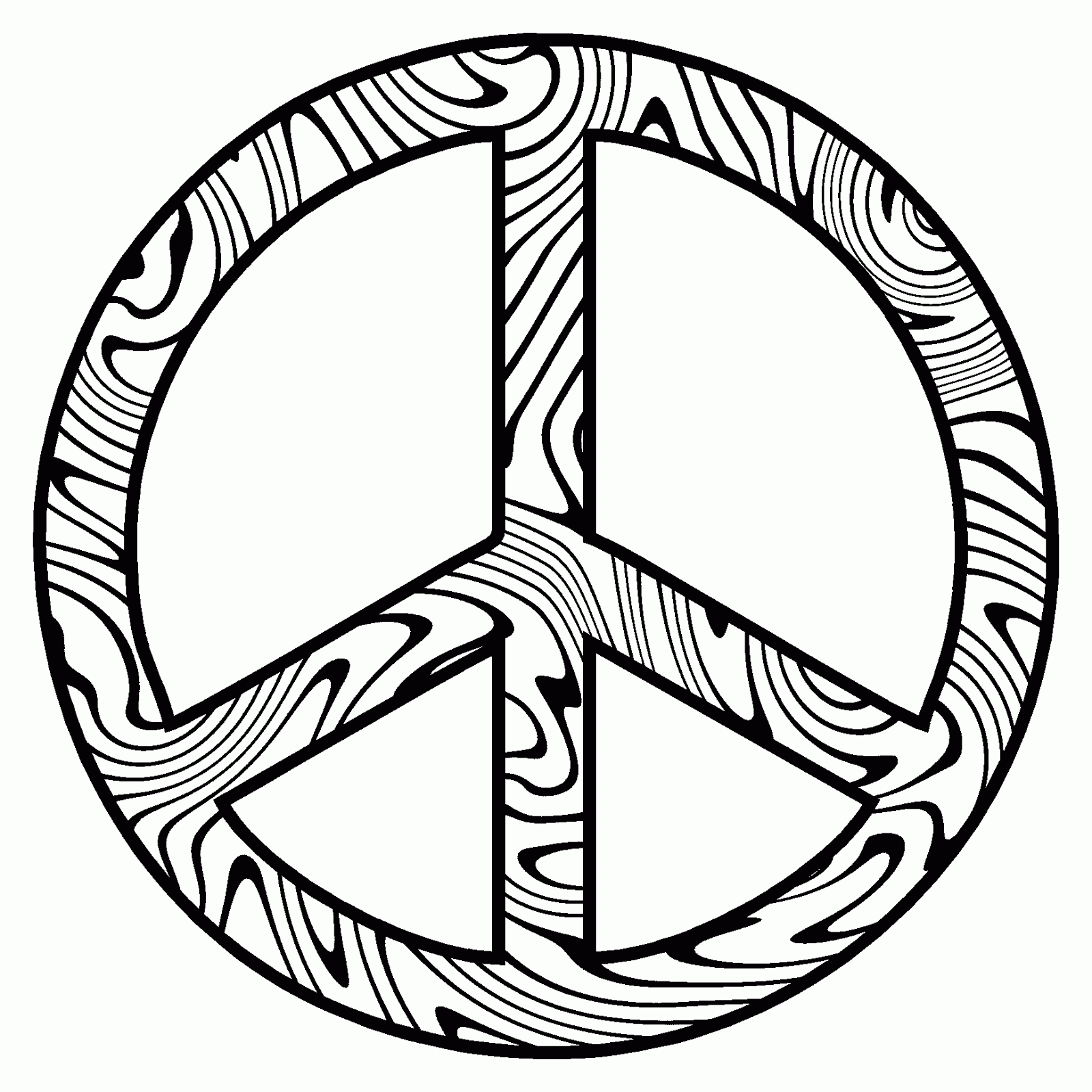 Peace Coloring Pages 7