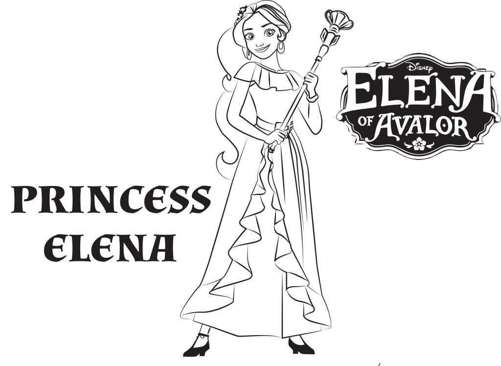 Princess Elena of Avalor Coloring Pages