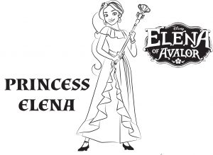 Elena of Avalor Coloring Pages - Best Coloring Pages For Kids