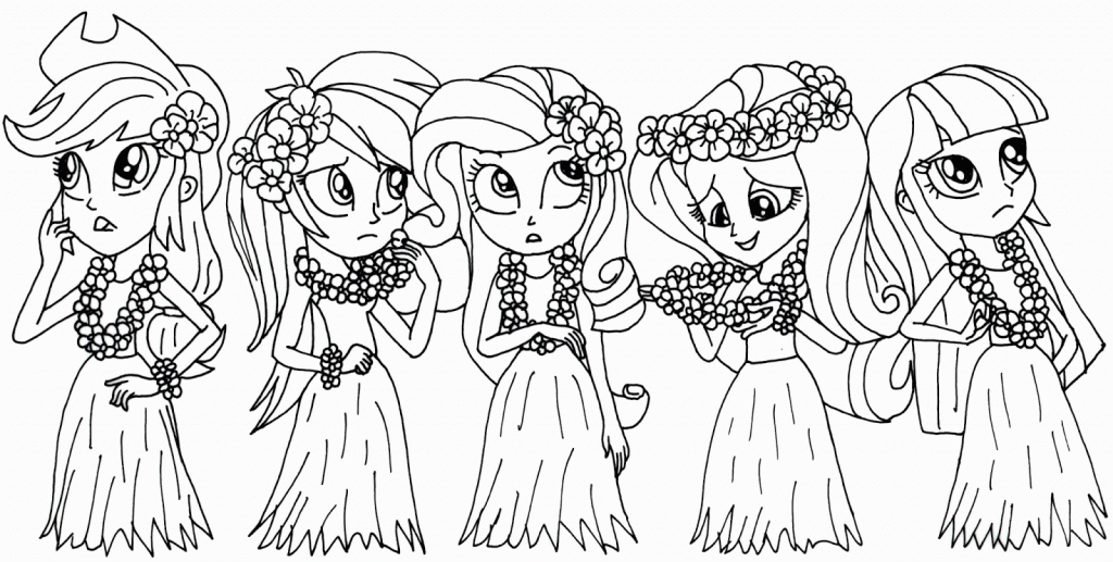 Print Equestria Girls Coloring Page