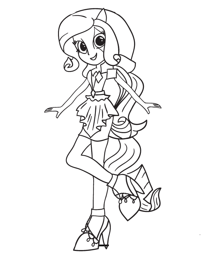 Print Equestria Girls Coloring Pages