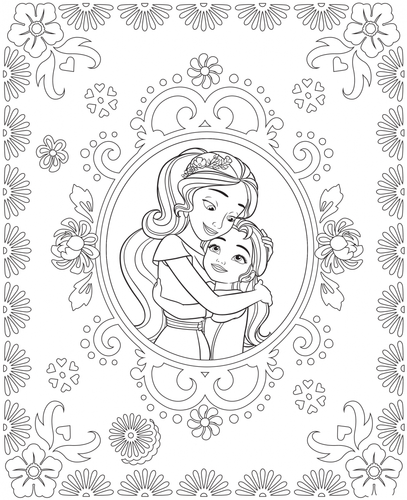 Printable Elena of Avalor Coloring Pages