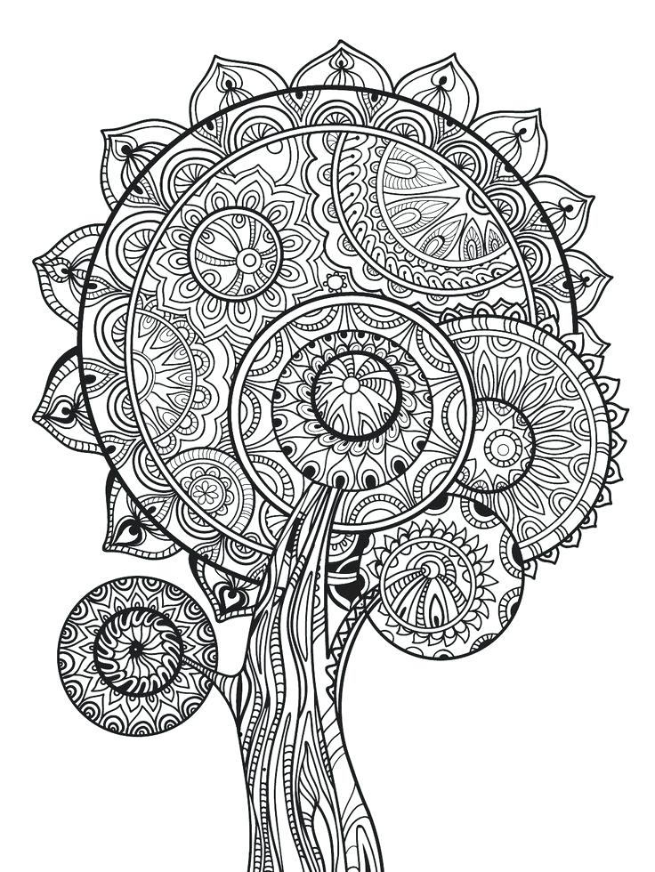 Advanced Fall Coloring Pages for Adults