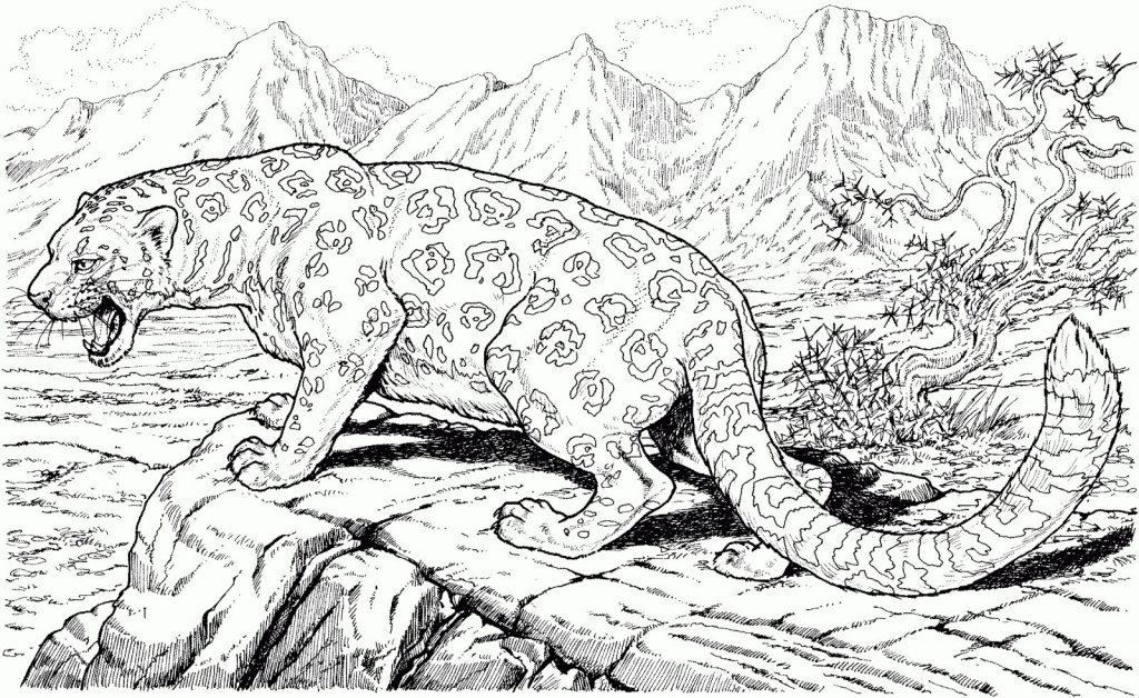 Complex Coloring Pages of Animals