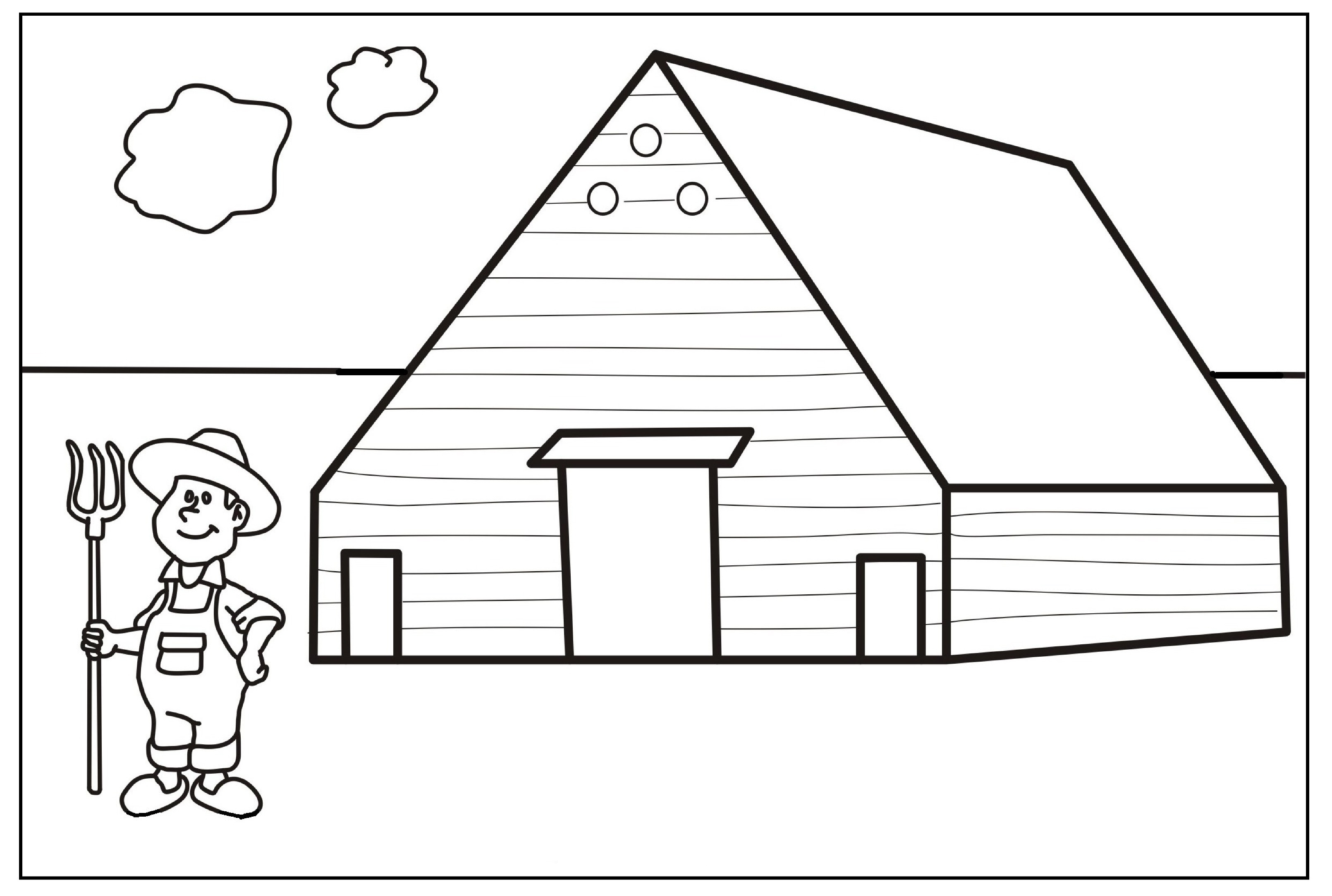 Farm Printable Coloring Pages