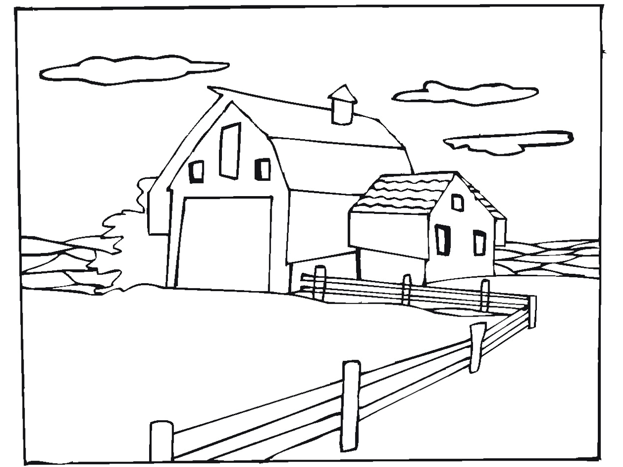 Farm Printable Coloring Pages