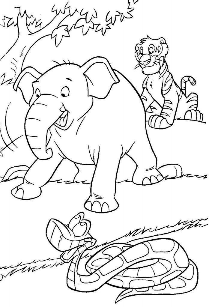 Free Jungle Book Coloring Pages