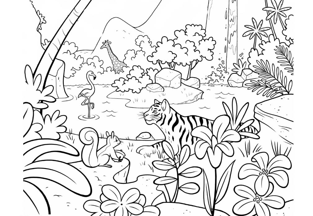 Download Jungle Coloring Pages - Best Coloring Pages For Kids