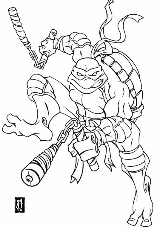 teenage mutant ninja turtles coloring pages  best coloring