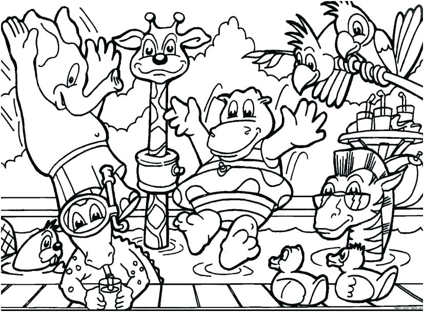 47 Collections Jungle Animal Coloring Pages  HD