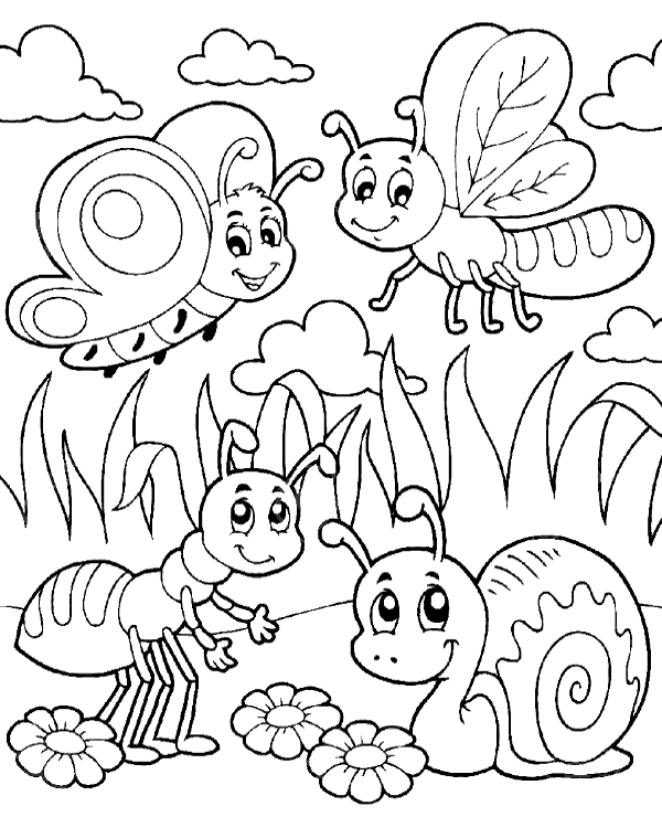 Featured image of post Bug Coloring Pages Free