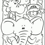 Jungle Animal Coloring Pages