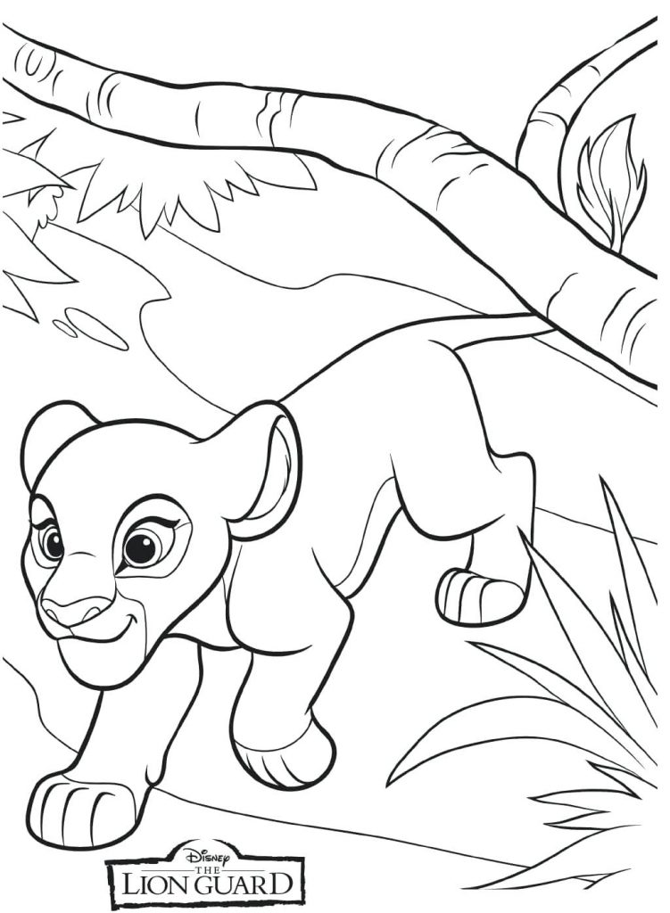 Kiara Lion Guard Coloring Pages